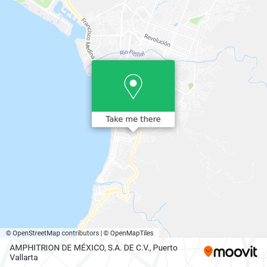 AMPHITRION DE MÉXICO, S.A. DE C.V. map