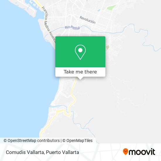 Mapa de Comudis Vallarta