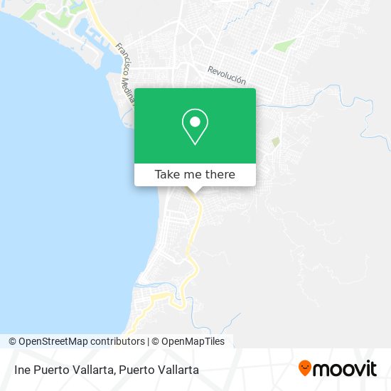 Mapa de Ine Puerto Vallarta