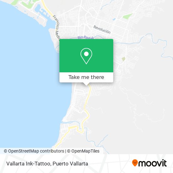 Mapa de Vallarta Ink-Tattoo