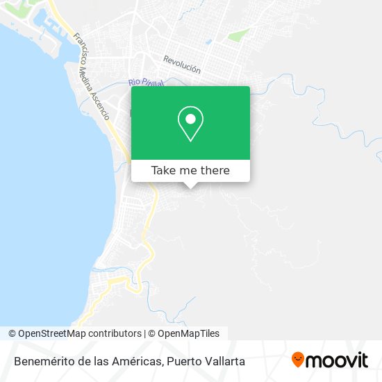 Mapa de Benemérito de las Américas