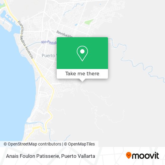 Anais Foulon Patisserie map