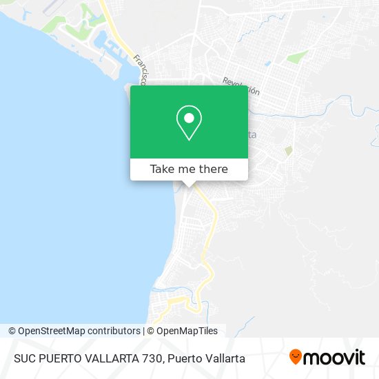 SUC PUERTO VALLARTA 730 map