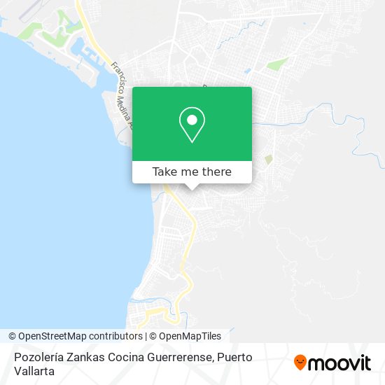 Pozolería Zankas Cocina Guerrerense map