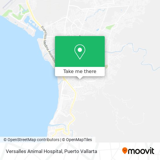 Mapa de Versalles Animal Hospital