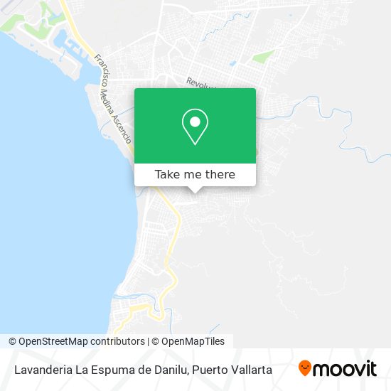 Lavanderia La Espuma de Danilu map