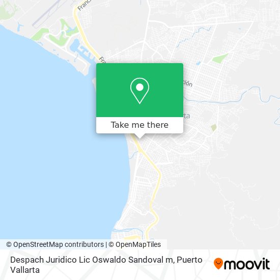 Despach Juridico Lic Oswaldo Sandoval m map