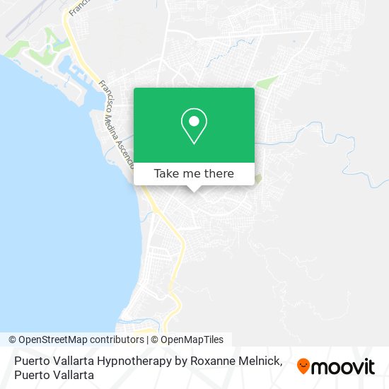 Puerto Vallarta Hypnotherapy by Roxanne Melnick map