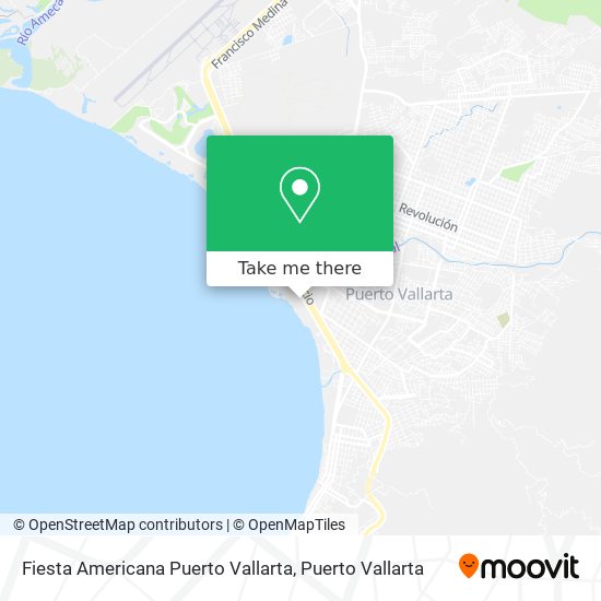 Fiesta Americana Puerto Vallarta map