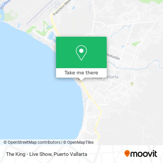 The King - Live Show map