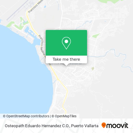 Mapa de Osteopath Eduardo Hernandez C.O.