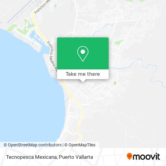 Mapa de Tecnopesca Mexicana