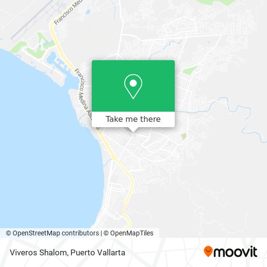 Viveros Shalom map