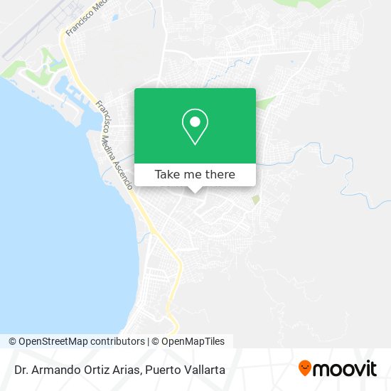 Dr. Armando Ortiz Arias map