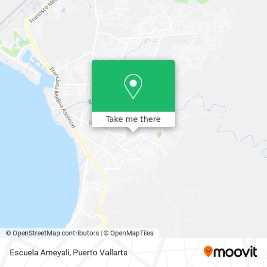 Mapa de Escuela Ameyali