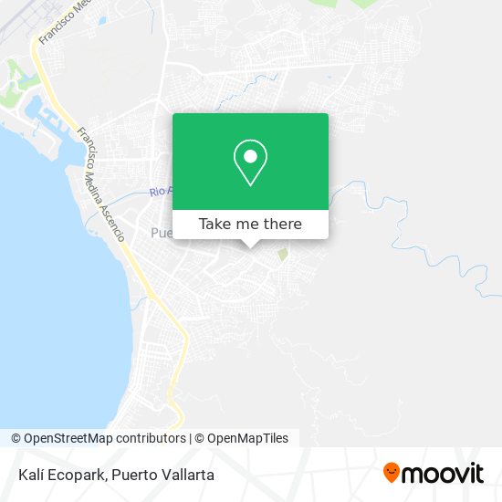Mapa de Kalí Ecopark