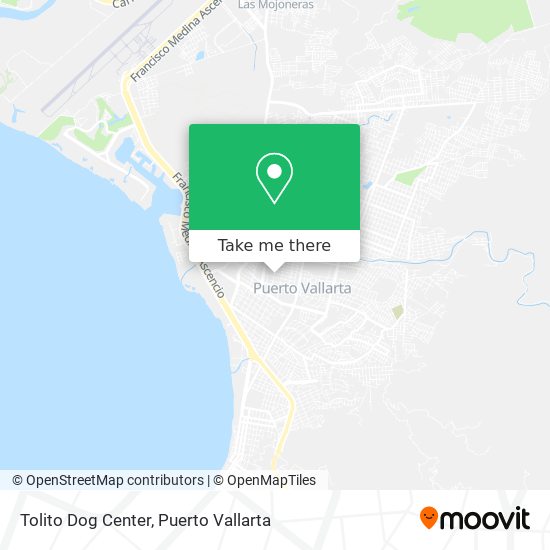 Tolito Dog Center map