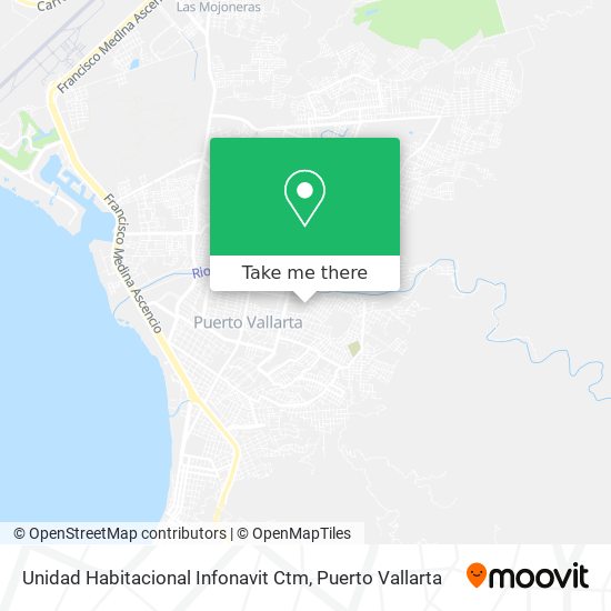 Unidad Habitacional Infonavit Ctm map