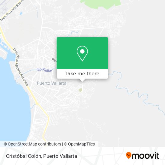 Mapa de Cristóbal Colón