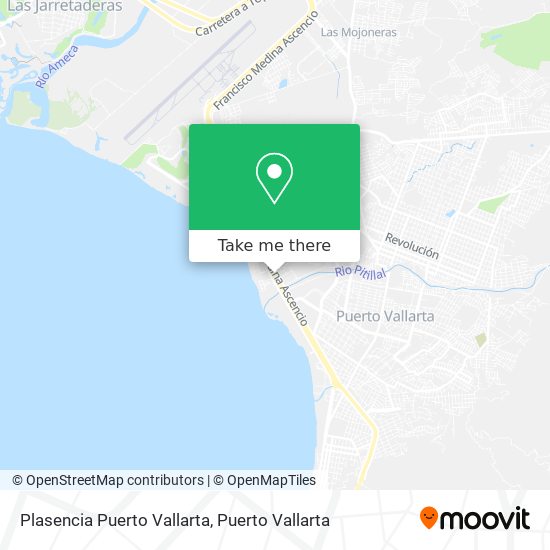 Mapa de Plasencia Puerto Vallarta