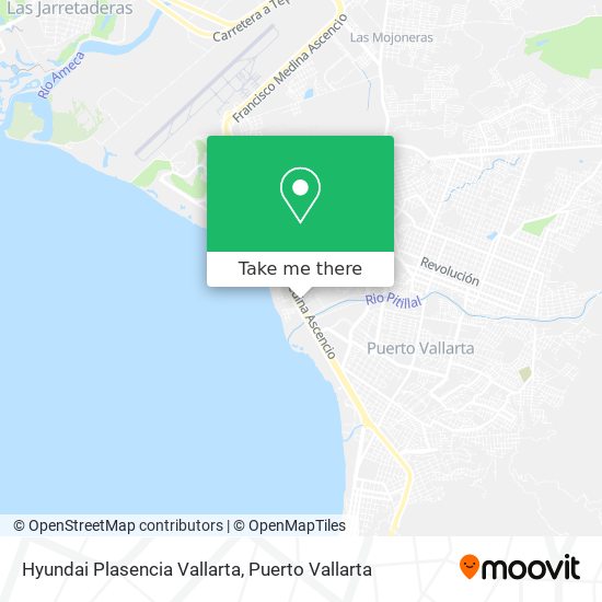 Mapa de Hyundai Plasencia Vallarta