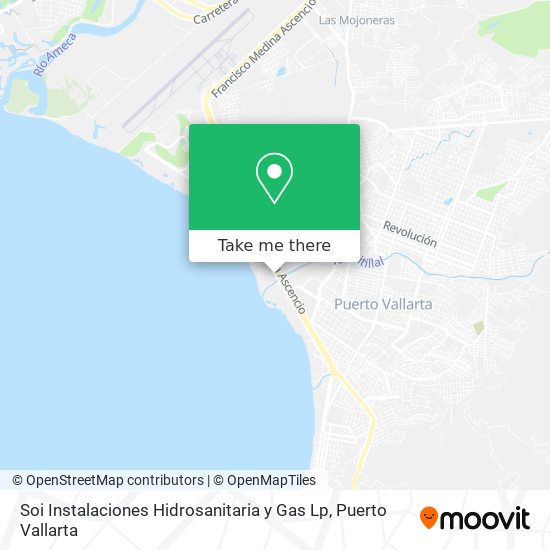 Mapa de Soi Instalaciones Hidrosanitaria y Gas Lp