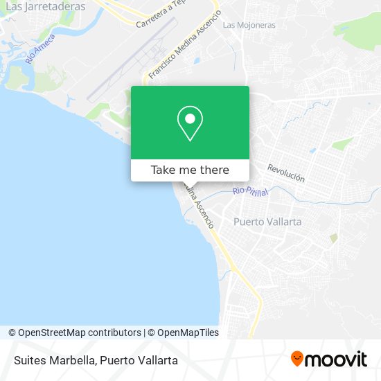 Suites Marbella map