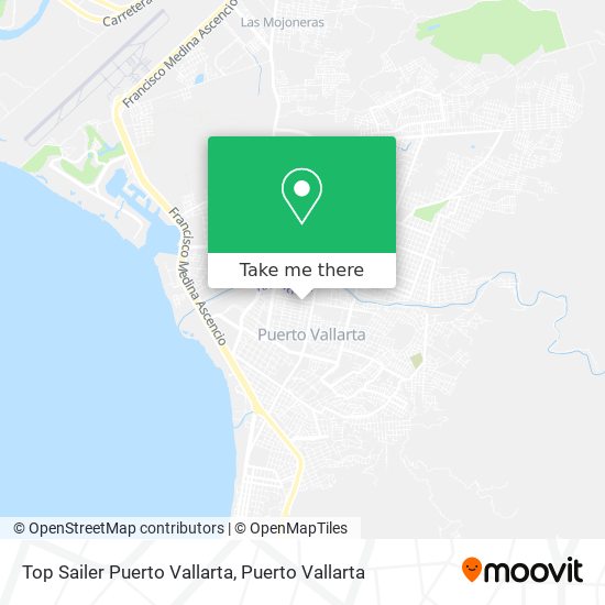 Top Sailer Puerto Vallarta map