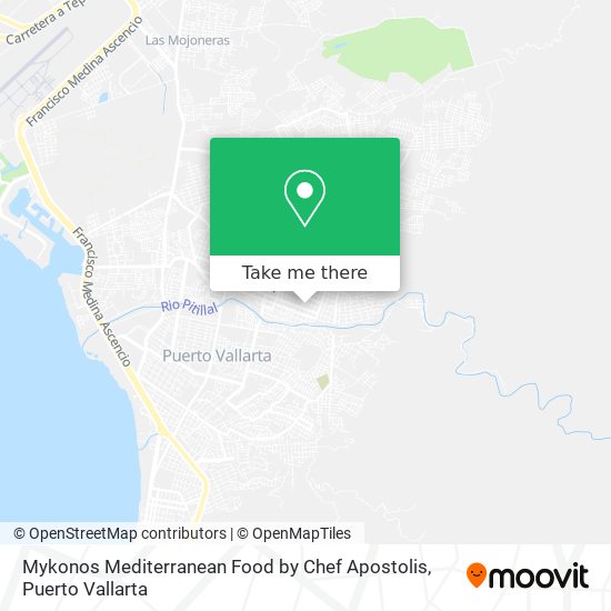 Mykonos Mediterranean Food by Chef Apostolis map