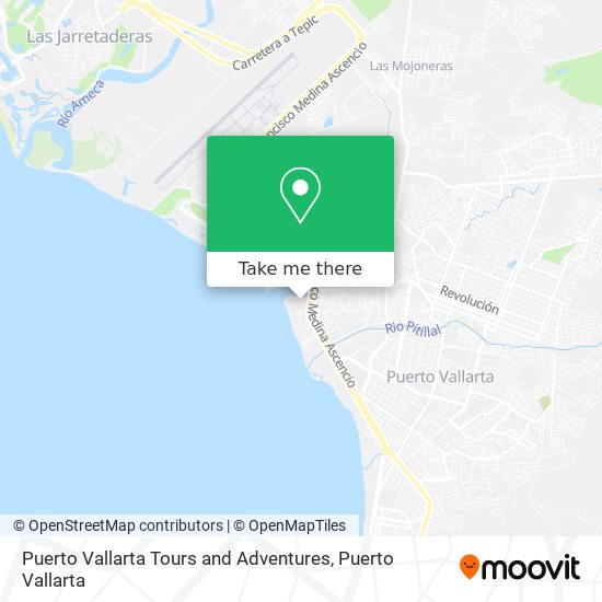 Mapa de Puerto Vallarta Tours and Adventures