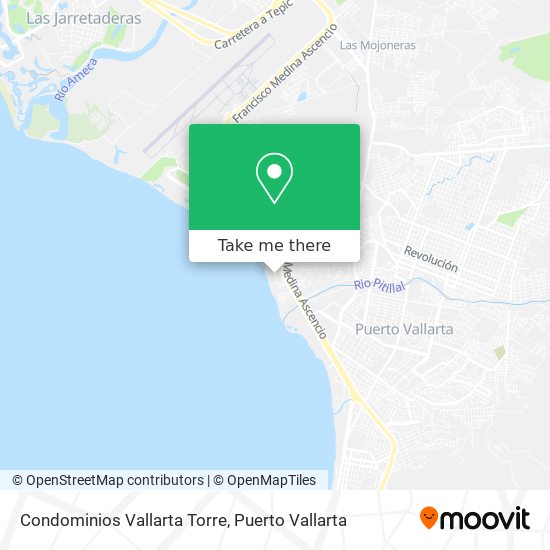 Condominios Vallarta Torre map