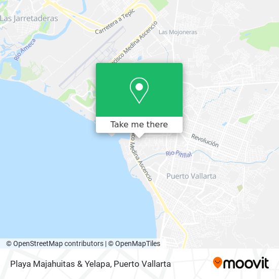 Mapa de Playa Majahuitas & Yelapa