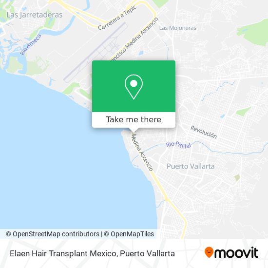 Mapa de Elaen Hair Transplant Mexico