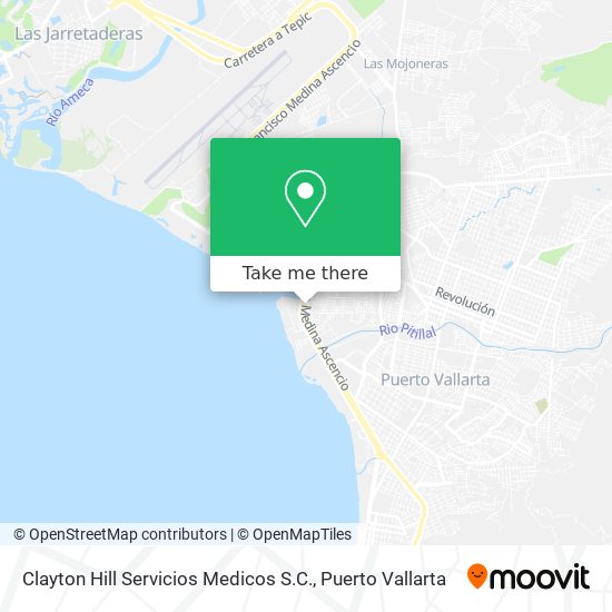 Clayton Hill Servicios Medicos S.C. map