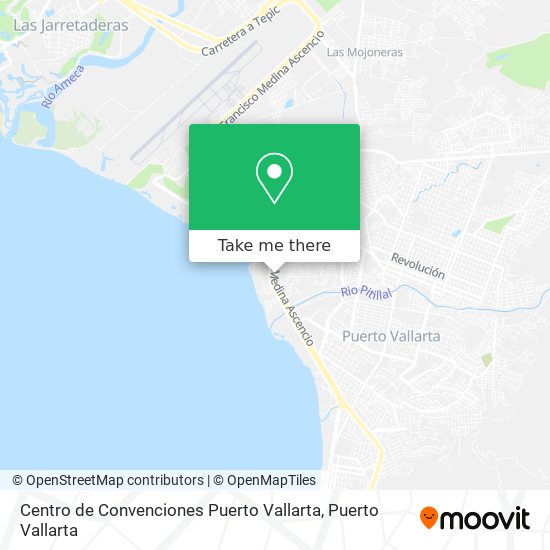 Mapa de Centro de Convenciones Puerto Vallarta