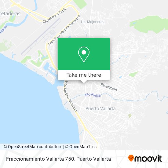 Fraccionamiento Vallarta 750 map