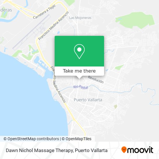 Dawn Nichol Massage Therapy map