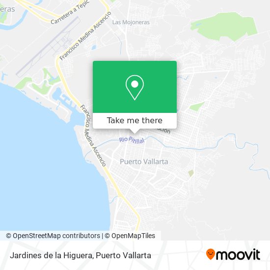 Jardines de la Higuera map