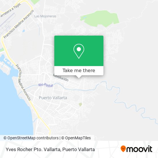 Mapa de Yves Rocher Pto. Vallarta