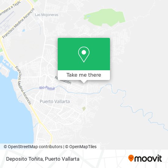 Deposito Toñita map
