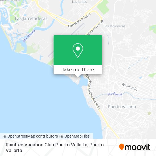 Raintree Vacation Club Puerto Vallarta map