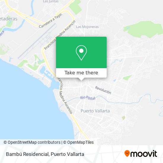 Bambú Residencial map