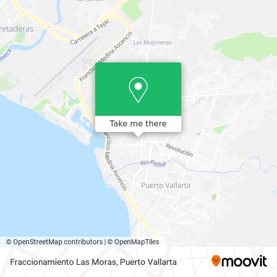 Fraccionamiento Las Moras map