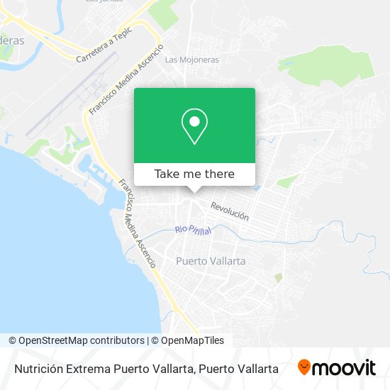 Nutrición Extrema Puerto Vallarta map