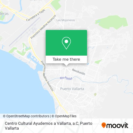 Mapa de Centro Cultural Ayudemos a Vallarta, a.C