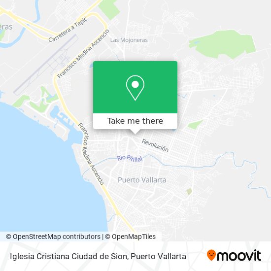 Mapa de Iglesia Cristiana Ciudad de Sion