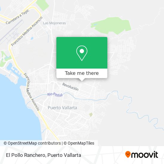 How to get to El Pollo Ranchero in Puerto Vallarta by Bus?