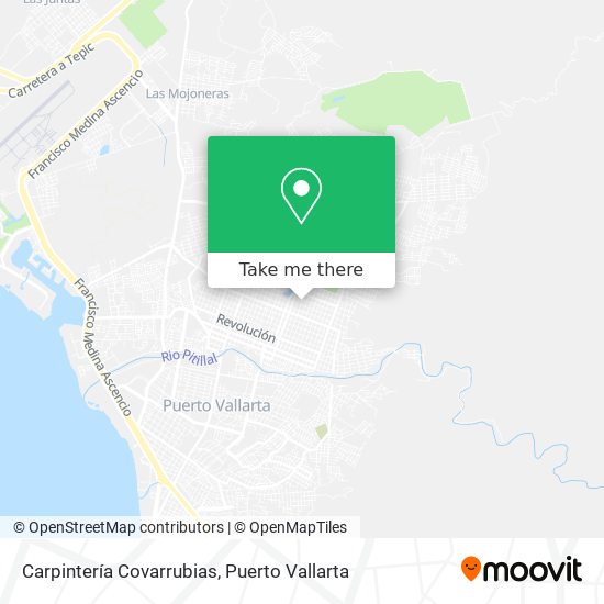 Mapa de Carpintería Covarrubias
