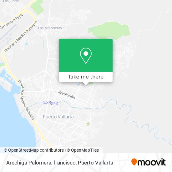 Arechiga Palomera, francisco map