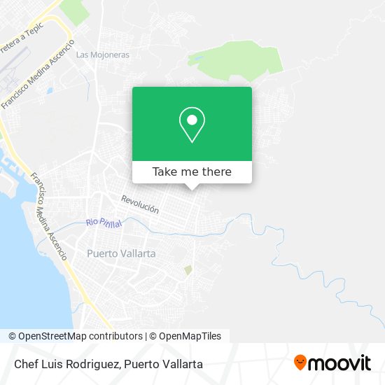 Mapa de Chef Luis Rodriguez